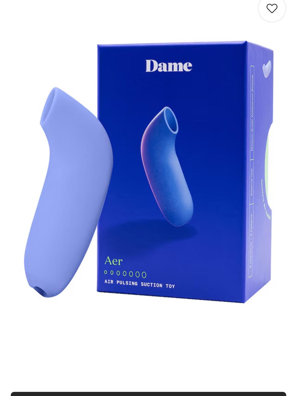 Dame Aer Air Pulsing Suction Toy